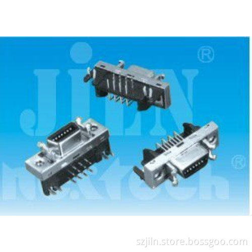 SCSI terminal board connector with 90 degree